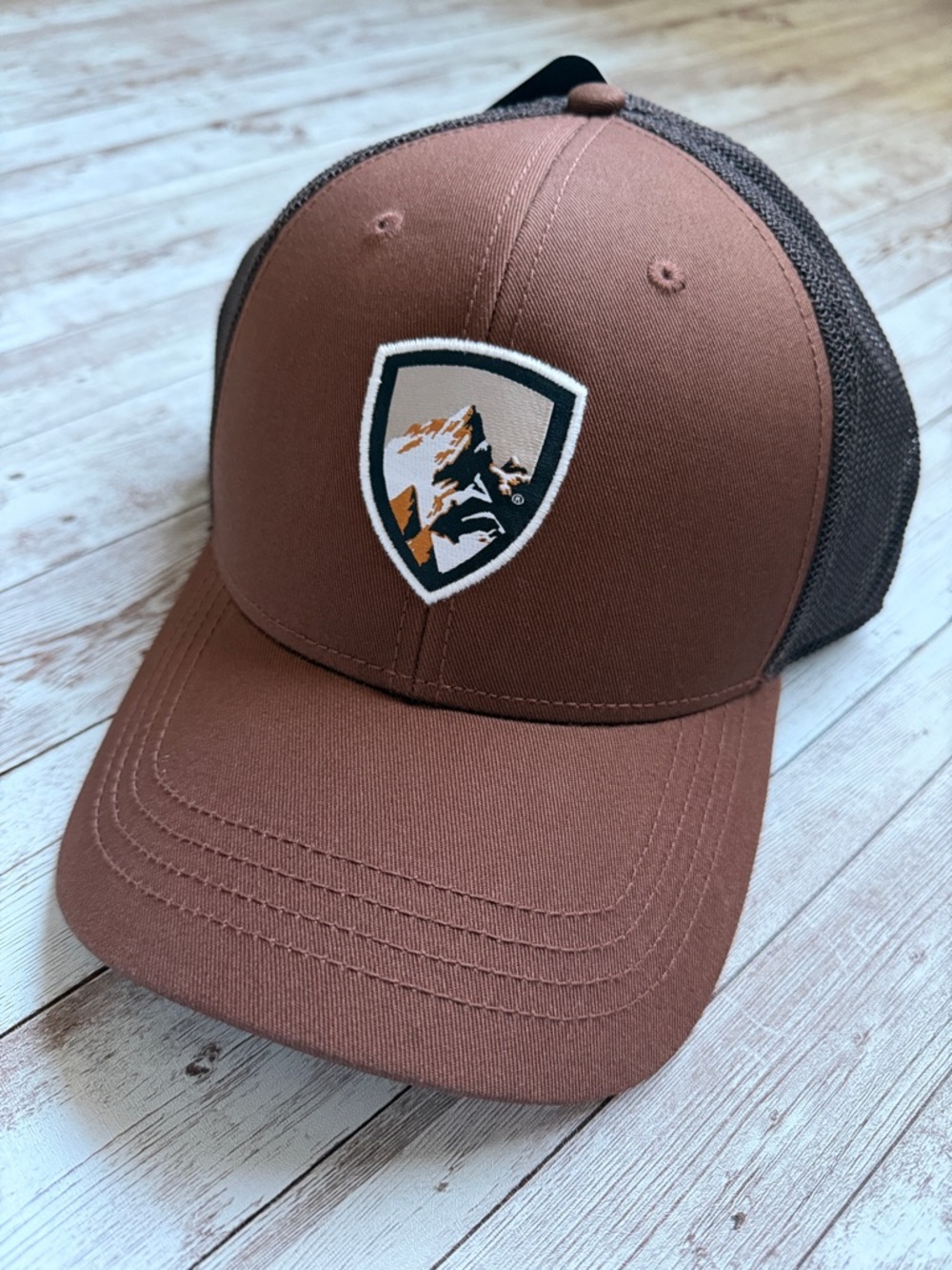 Kuhl Trucker Hat Cap Unisex Rustic Brick Brown One Size Mountain Outdoor Hiking